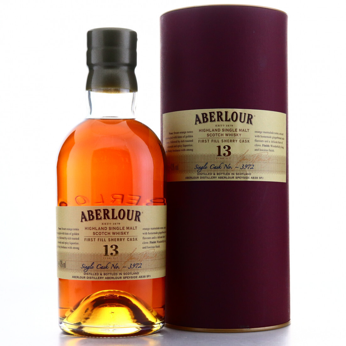 Aberlour 13 Year Old Single Sherry Cask #3972