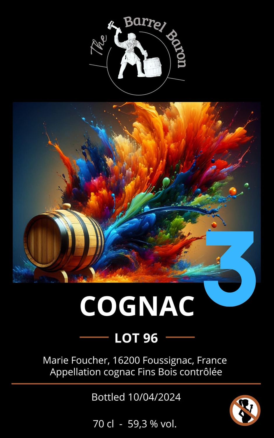 Cognac 3 The Barrel Baron : Marie Foucher Lot 96 Cognac 3 The Barrel Baron : Marie Foucher Lot 96