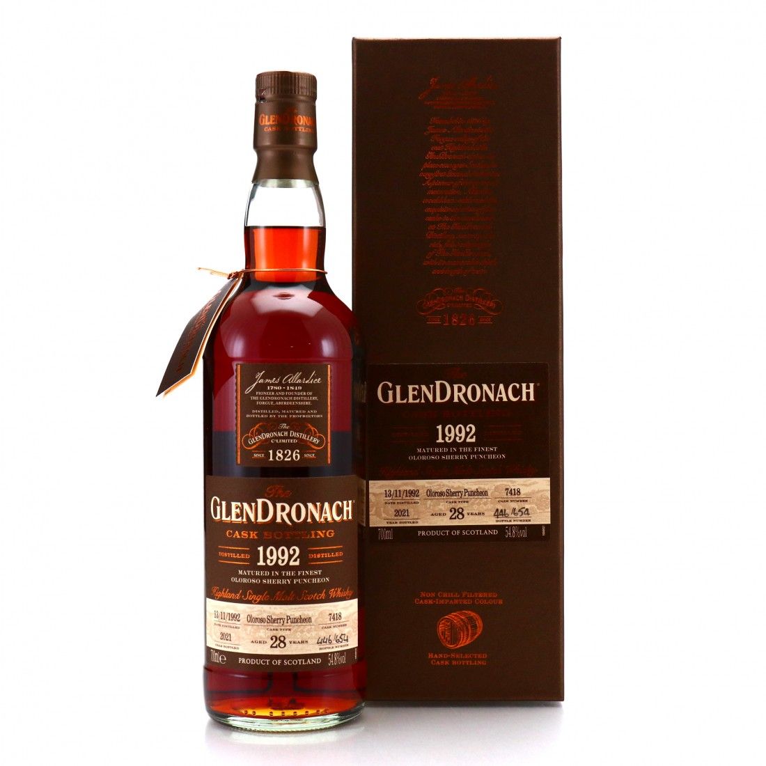 Glendronach 1992 - 28 Year Old Cask 7418 - Batch 19