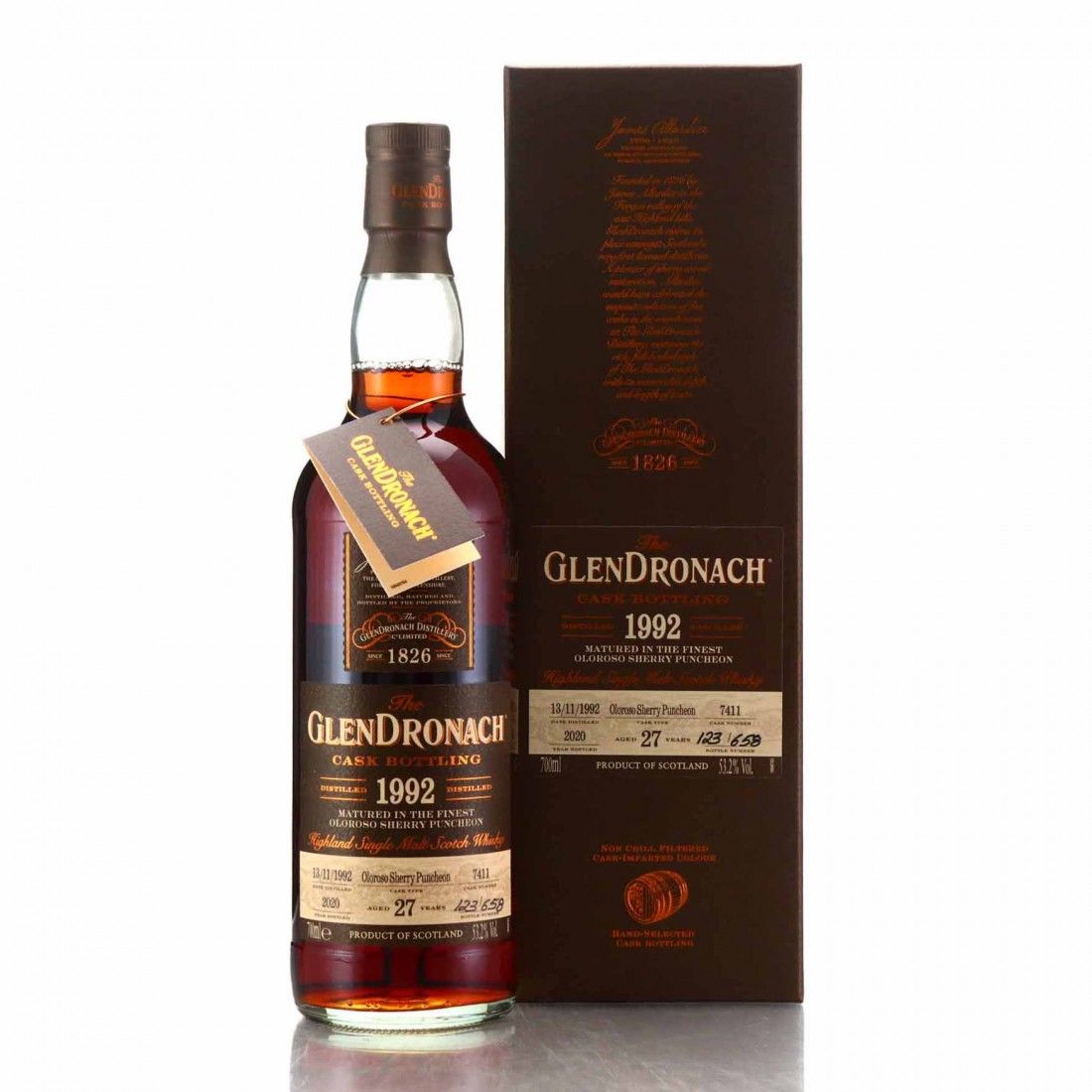 Glendronach 1992 - 27 Year Old Cask 7411 - Batch 18