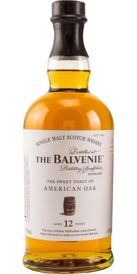 Balvenie 12 Year Old The Sweet Toast Of American Oak - stories 43% Balvenie 12 Year Old The Sweet Toast Of American Oak - stories 43%
