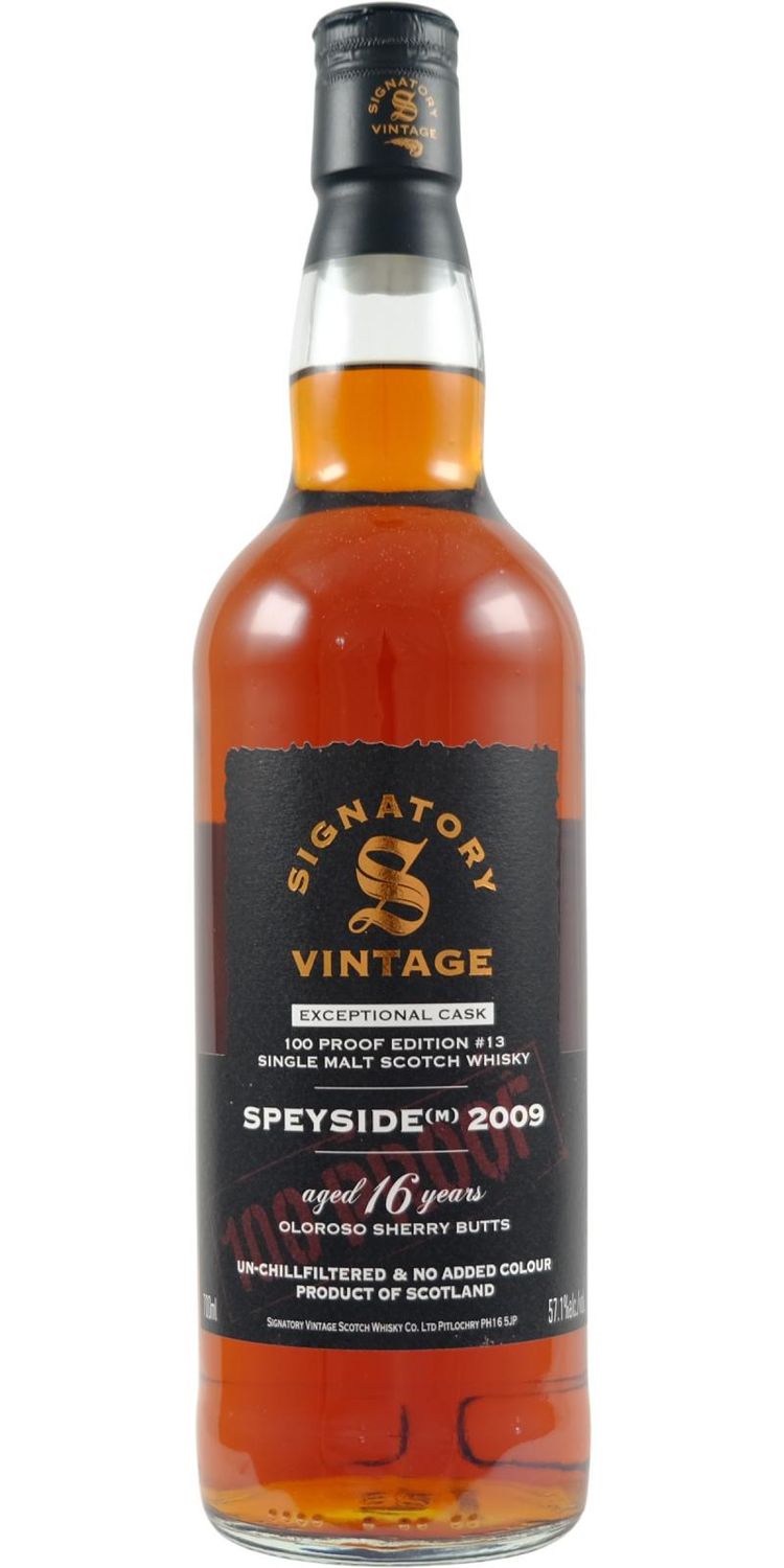 Speyside (M) 16 y  2009 57.1% SV