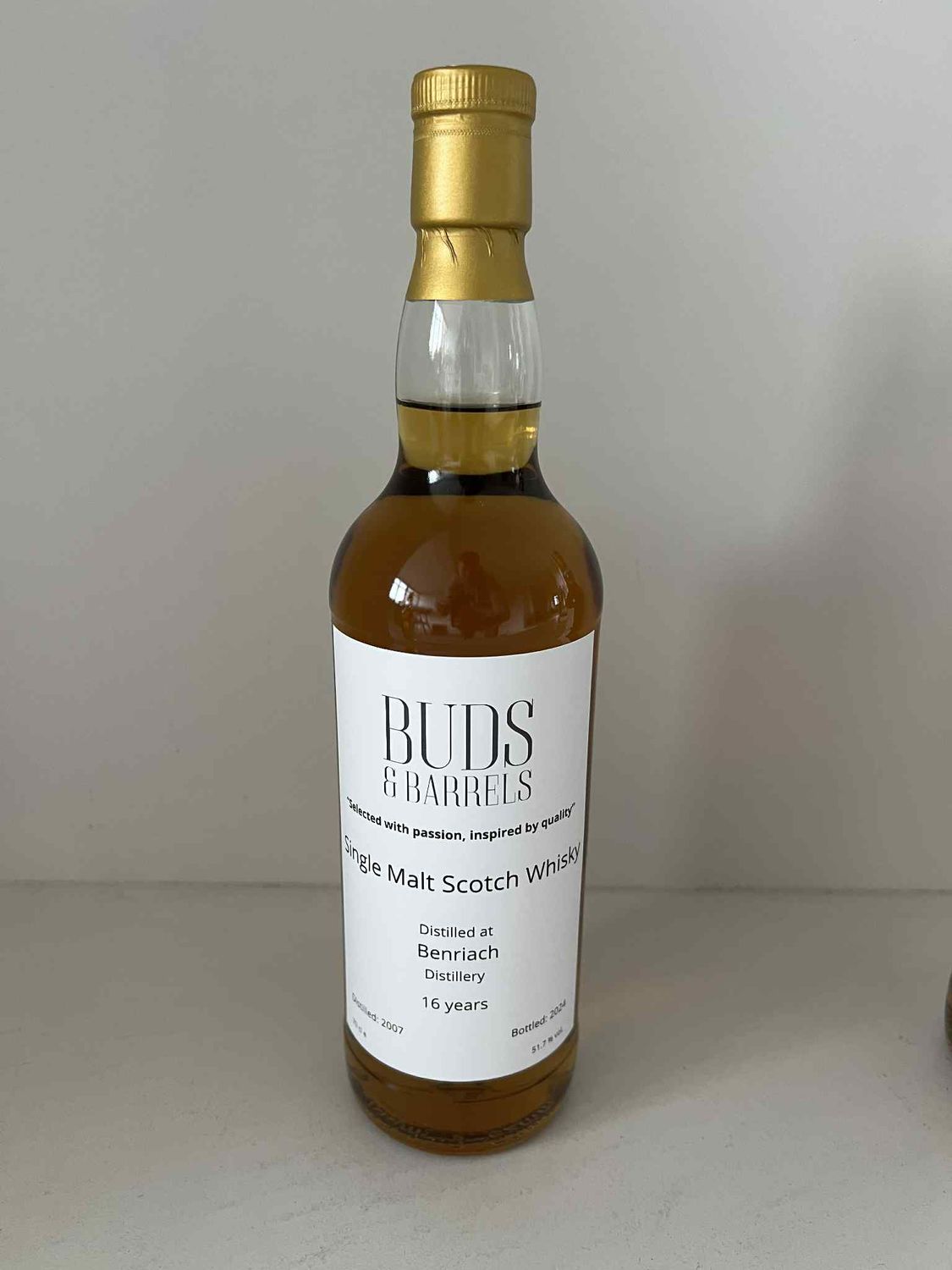 Benriach 17 y 2007, 51,7vol% - Buds and Barrels
