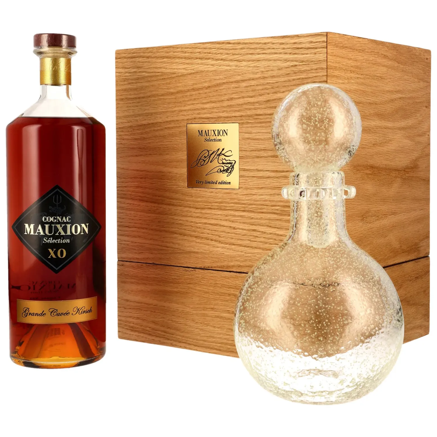 Mauxion Sélection XO Grand Cuvee Kirsch met karaf (liter)