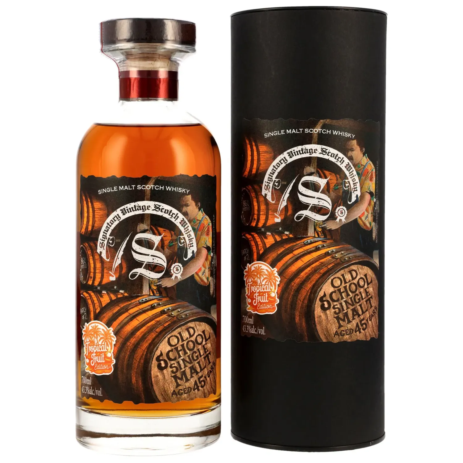 Old School Single Malt 45 y Tropical Fruit Edition Signatory Vintage
