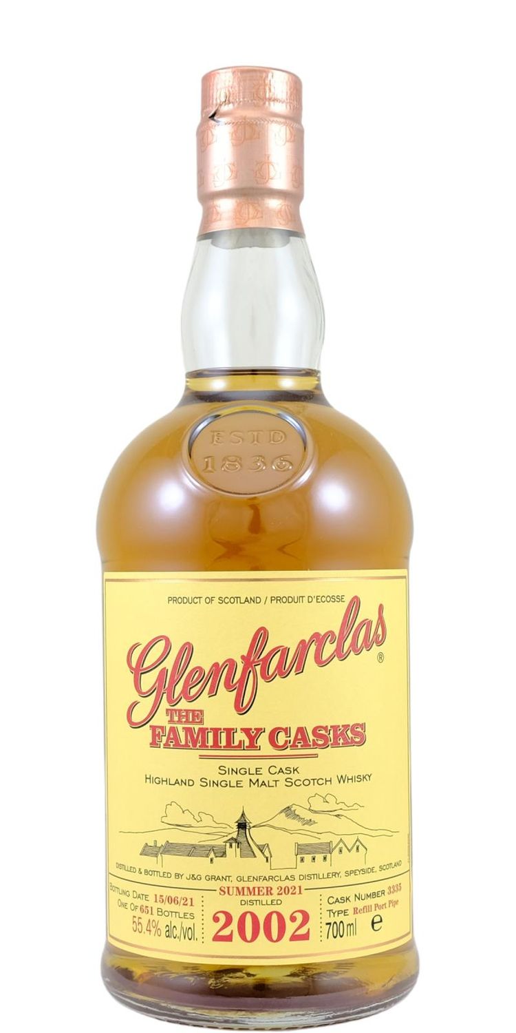 Glenfarclas 2002 - Family Cask - Cask 3335 - 55,4°