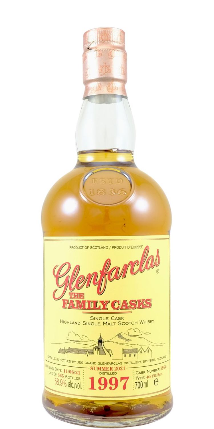 Glenfarclas 1997 - Family Cask - Cask 5964 - 58,9°