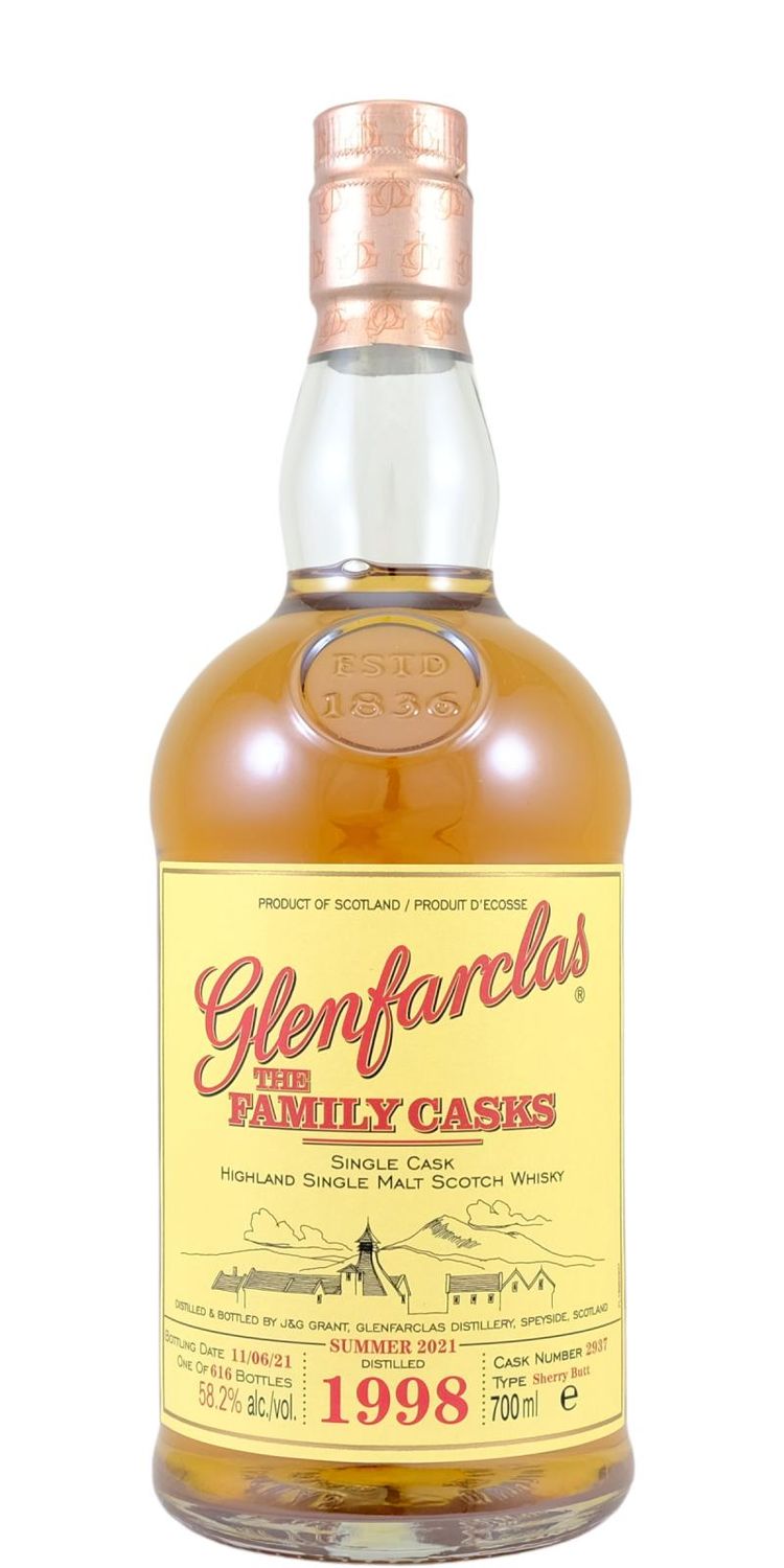Glenfarclas 1998 - Family Cask - Cask 2937 - 58,2°