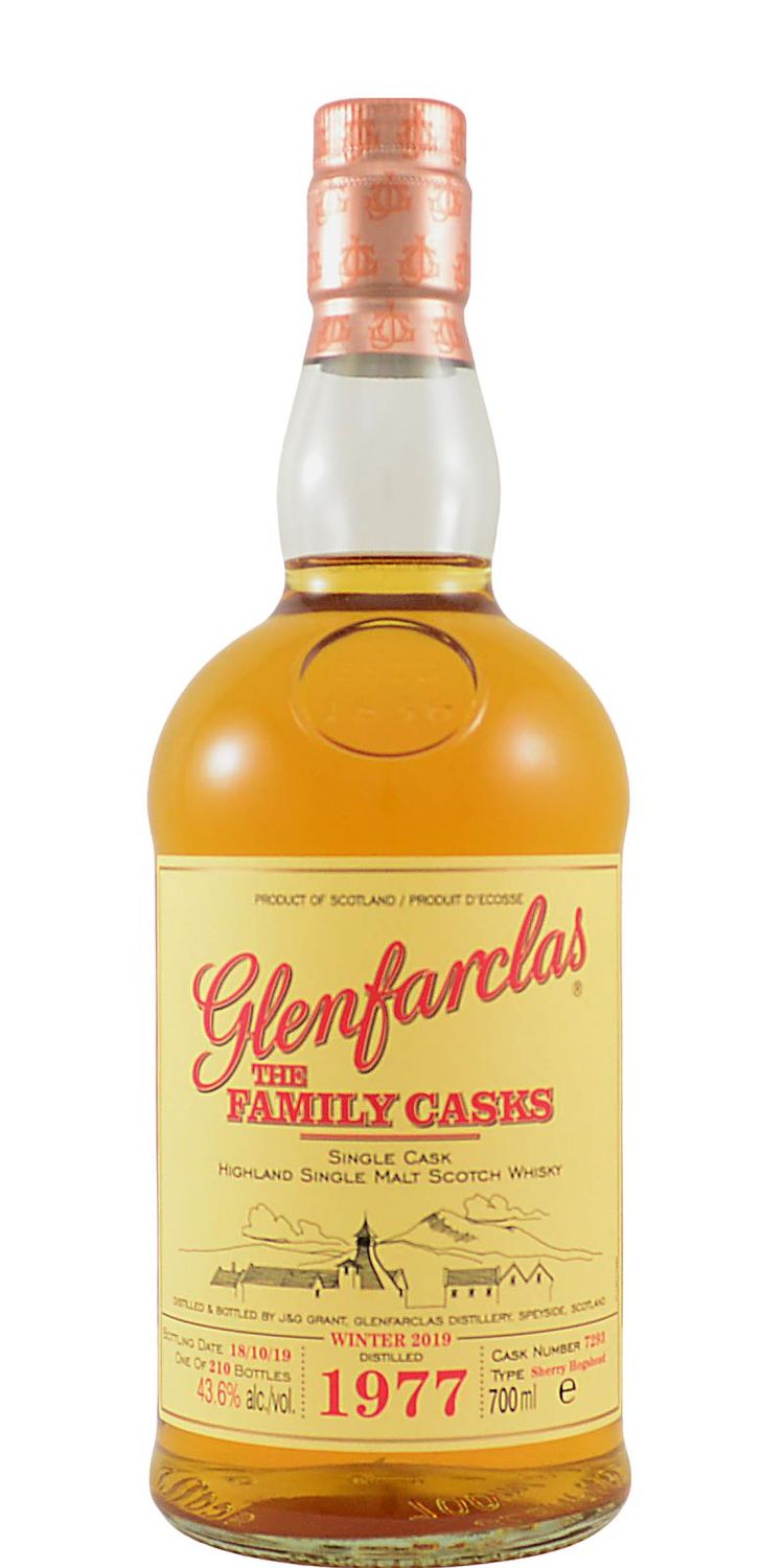 Glenfarclas 1977 - Family Cask - Cask 7293 - 43,6°