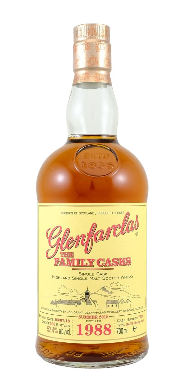 Glenfarclas 1988 - Family Cask - Cask 7054 - 52,4°