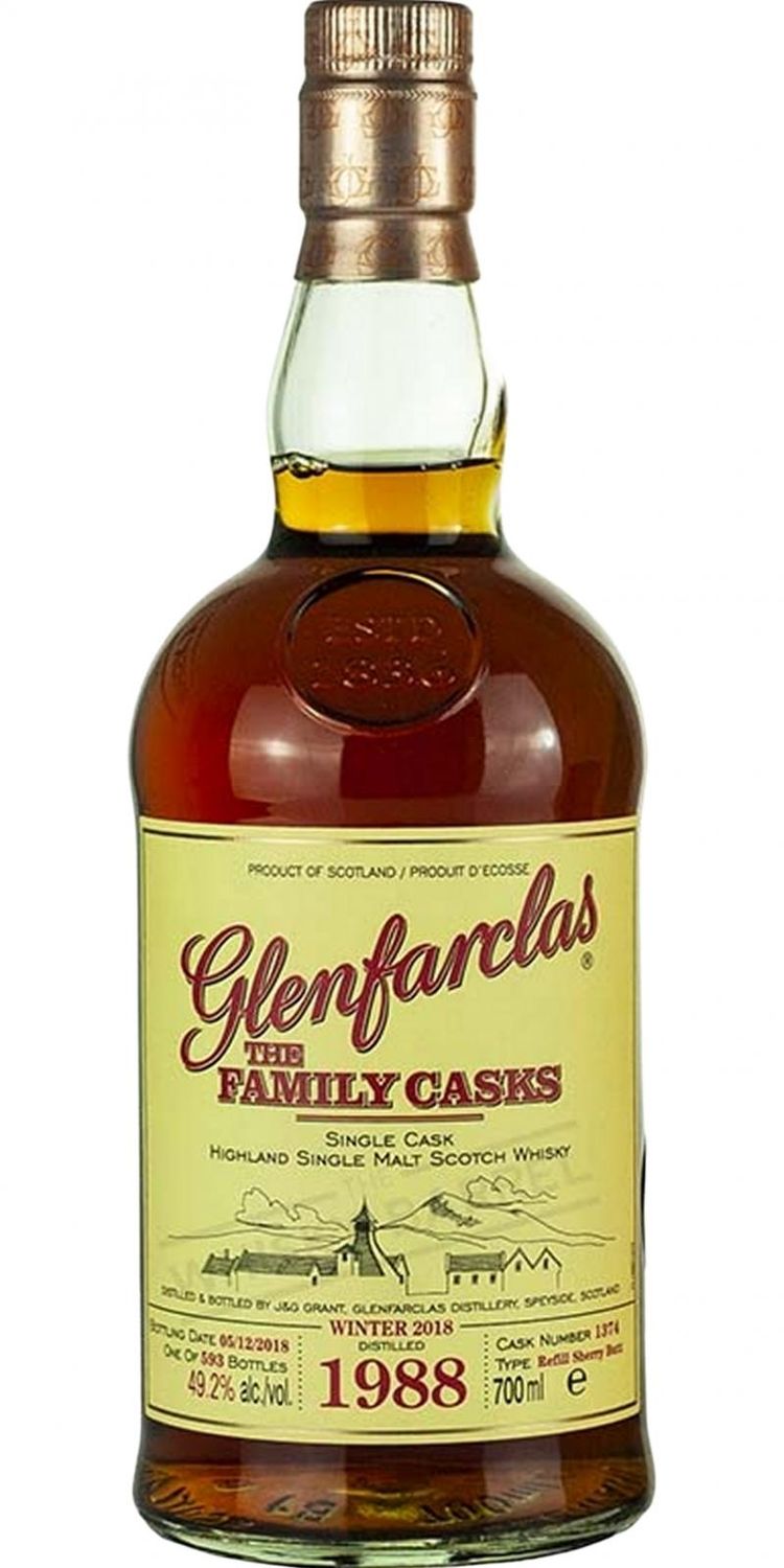 Glenfarclas 1988 - Family Cask - Cask 1374 - 49,2°