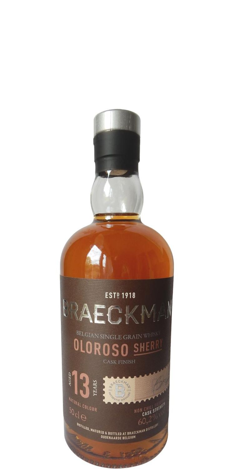 Braeckman Grain & Barrel 2007 - 13 YO - Cask N° 284   60,2%
