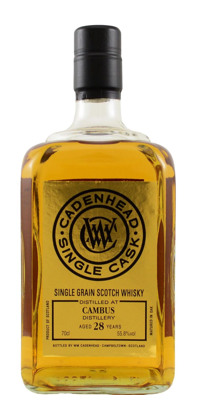 Cambus 1991 - 28 Year Old - Cadenhead - 55,8°