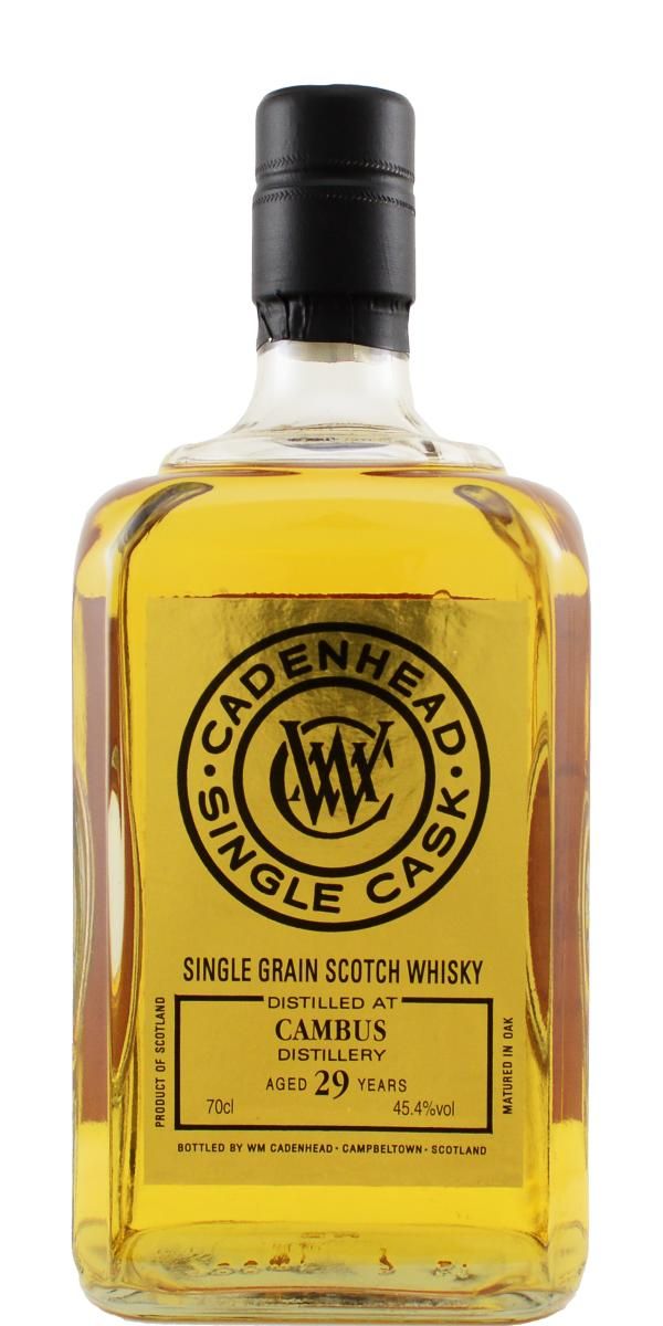 Cambus 1988 - 29 Year Old - Cadenhead - 45,4°