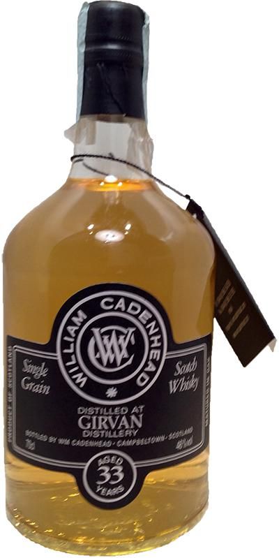 GIRVAN 1979 - 33 YEARS Cadenhead  46%