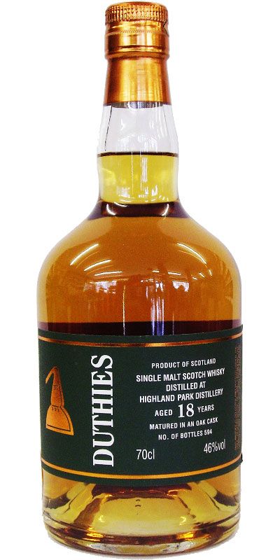 Highland Park 18 years - Duthies 46 %