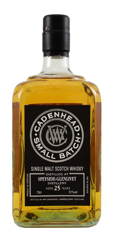 Speyside glenlivet 1991 - 25 Year Old - Cadenhead - 51°