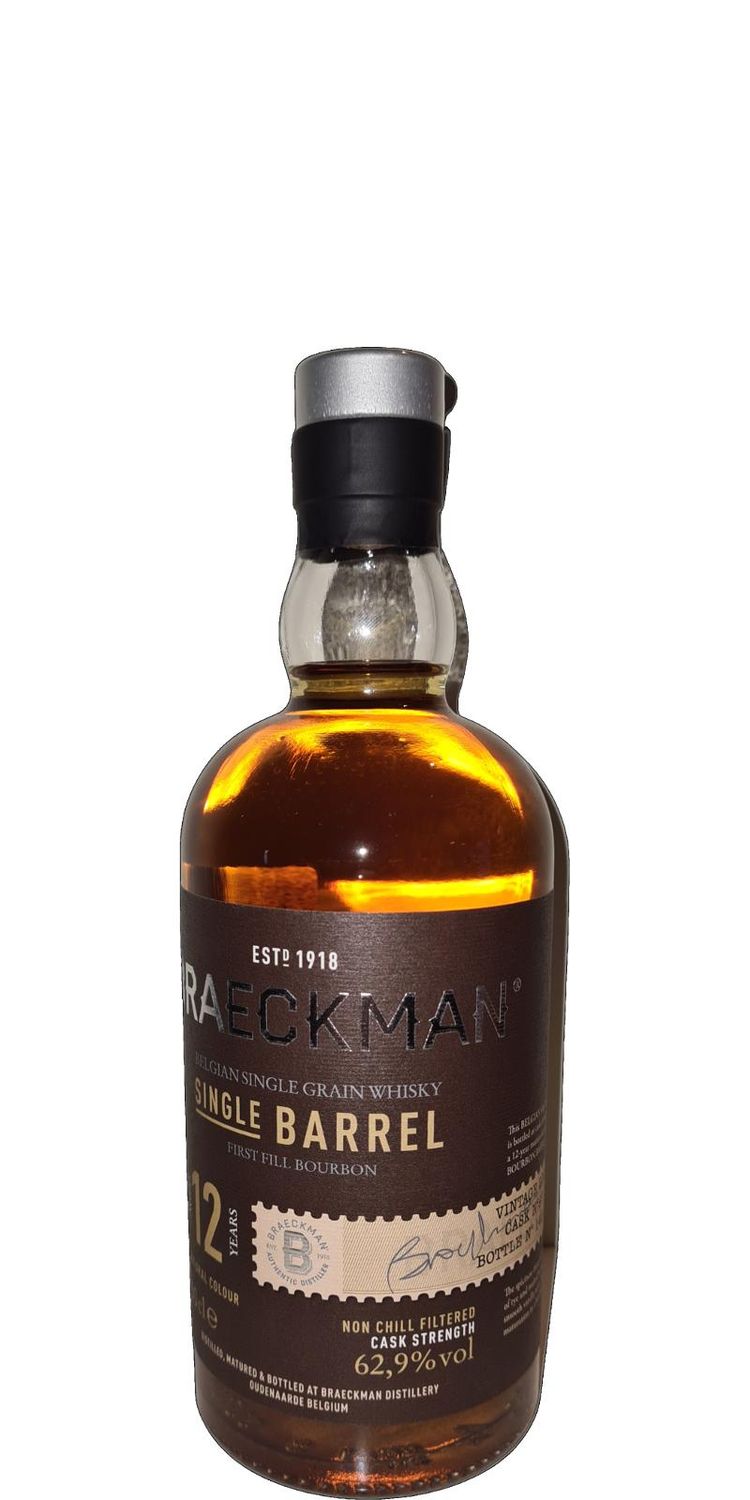 Braeckman 12 y bourbon 62,9%