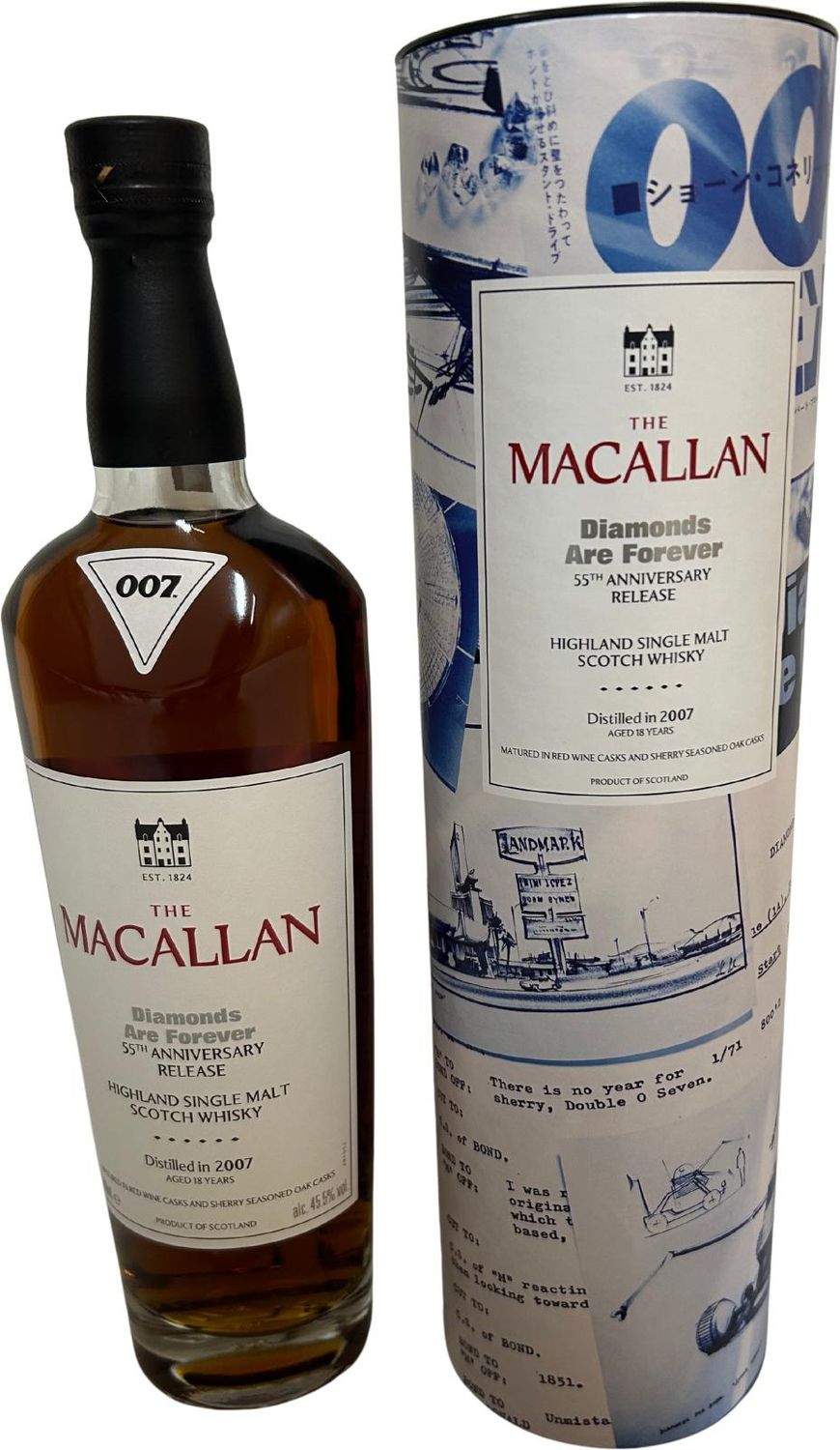 Macallan Diamonds Are Forever 55th anniversary release