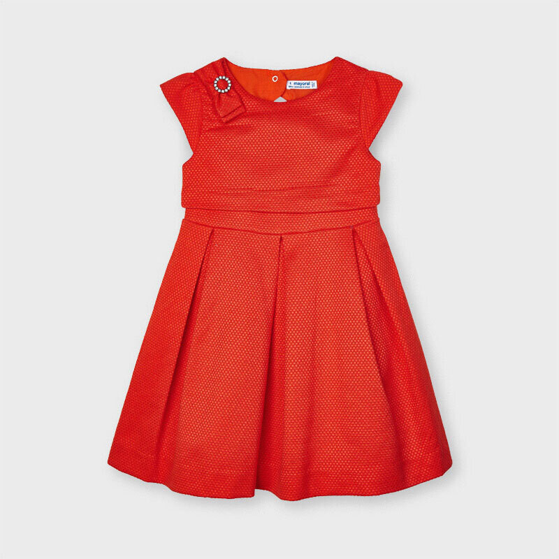 Mayoral Mini Rood elegant kleedje