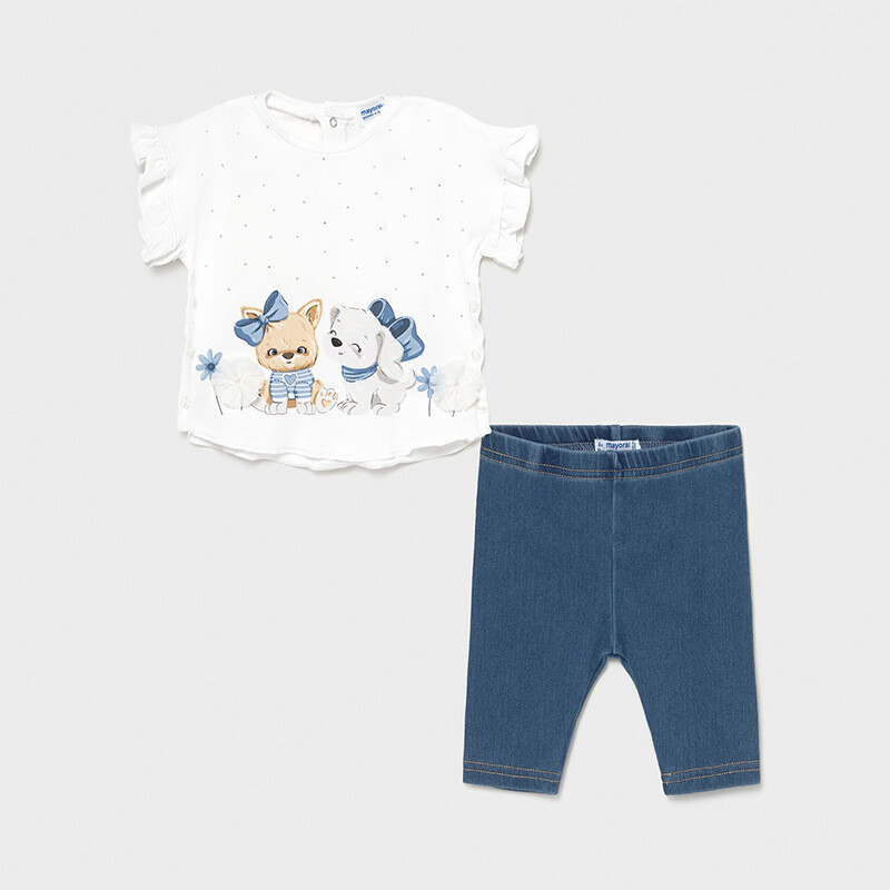 Mayoral baby setje met hondjes print