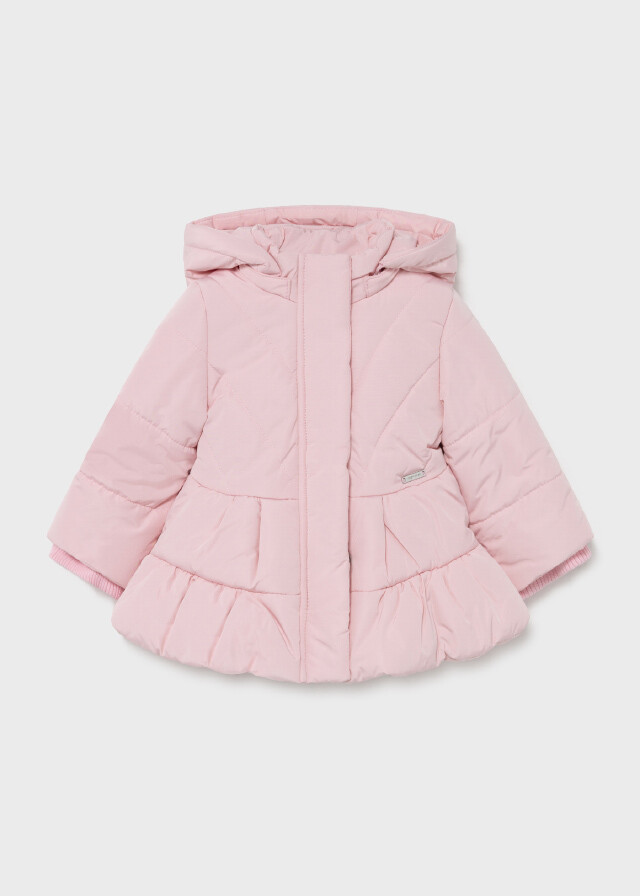 Mayoral Baby lichtroze winterjas