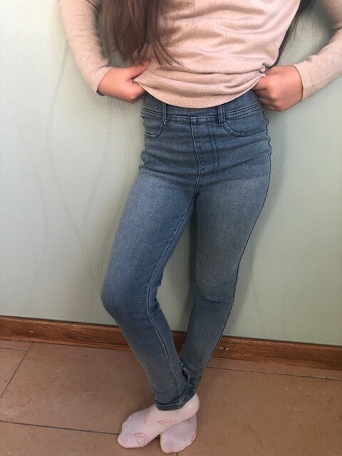 Ysabel Mora Jeans Legging met strik
