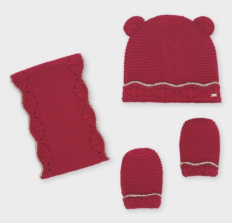 Mayoral baby Muts Wanten Sjaal Rood