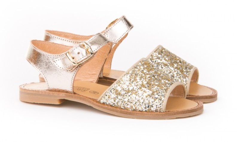 Angelitos Sandelen Glitter Goud