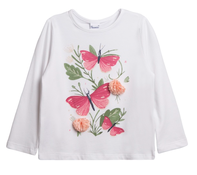 Newness Longsleeve vlinders