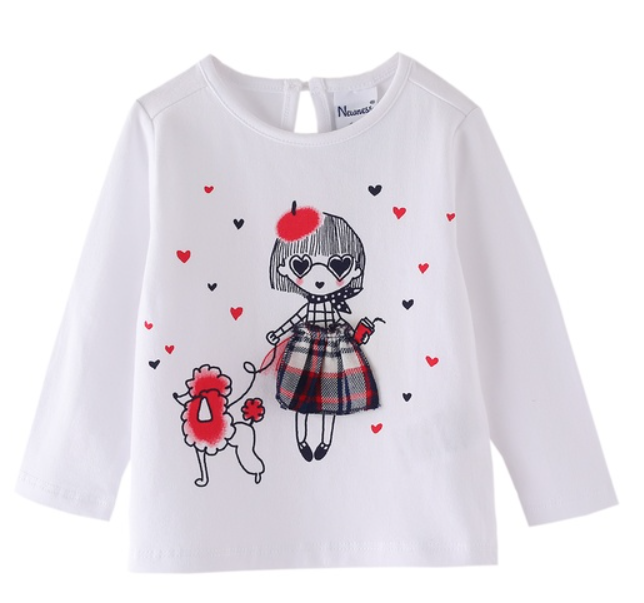 Newness BABY Longsleeve meisjes met hondje