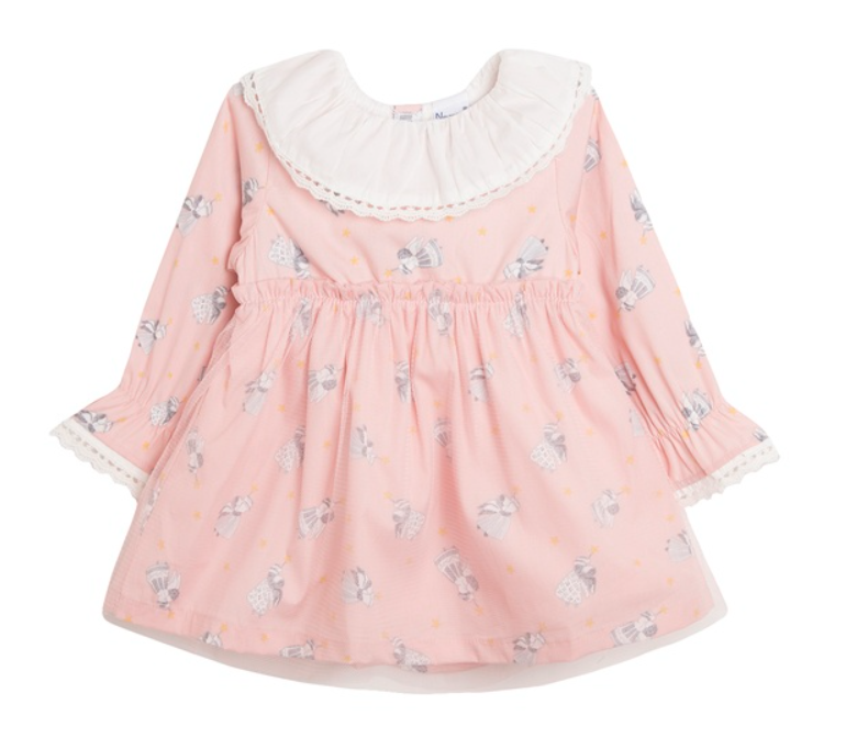 Newness Roos kleedje engeltjes BABY