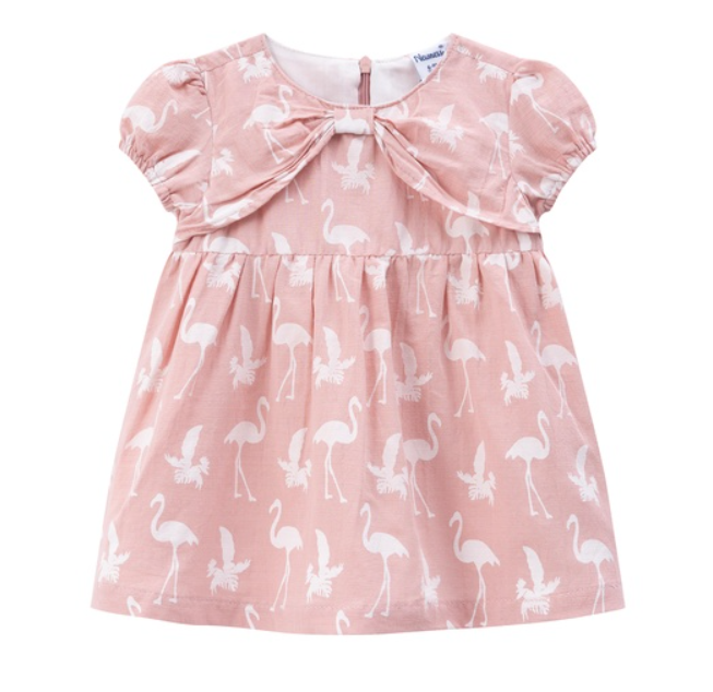 Newness Baby Flamingo kleedje