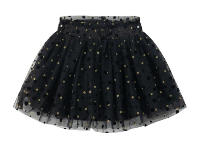 Newness Rok zwarte tull