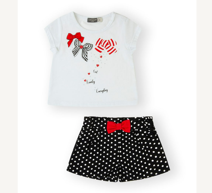 Canada House Baby Set strikjes