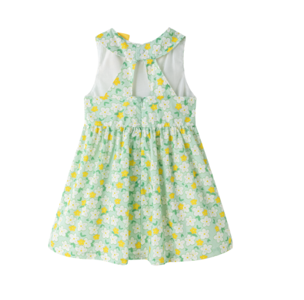 Newness Kleedje Gele bloemen