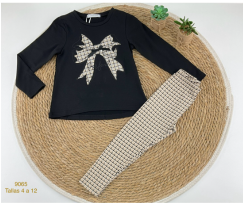Alma Petit Set met zwarte strik