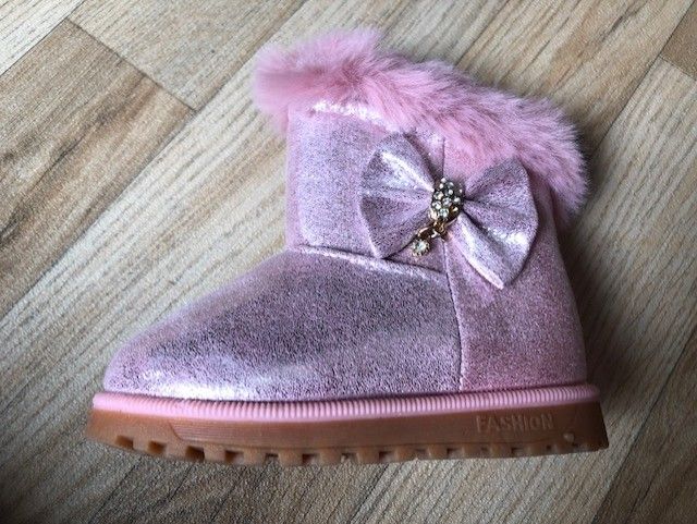 Winterbottjes Roze Strik
