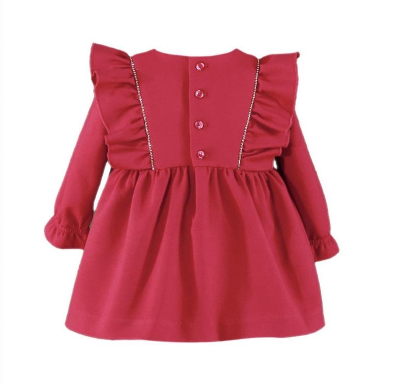 Miranda baby fuschia/rood kleedje