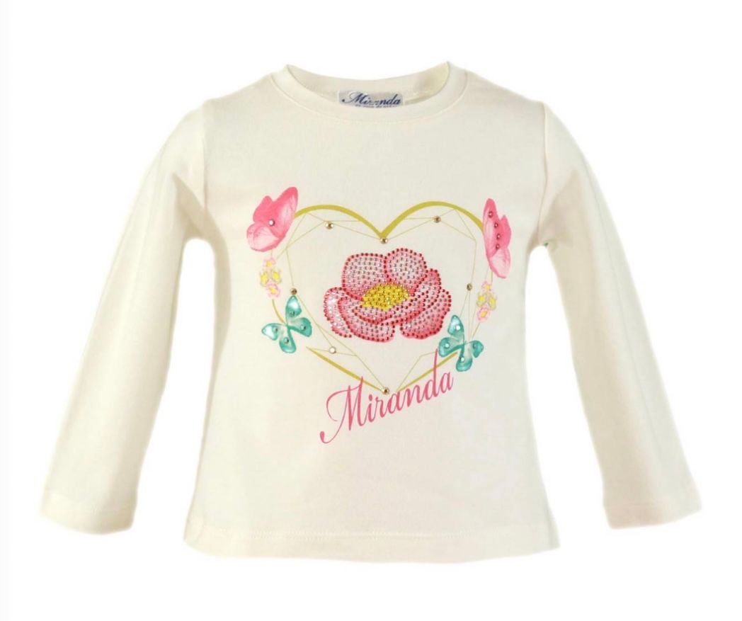 Miranda baby longsleeve bloem