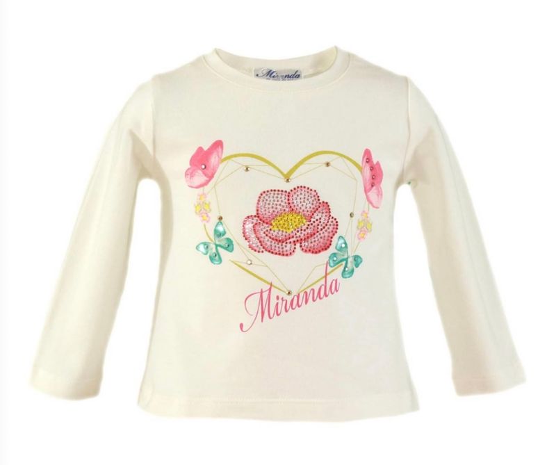 Miranda baby longsleeve bloem