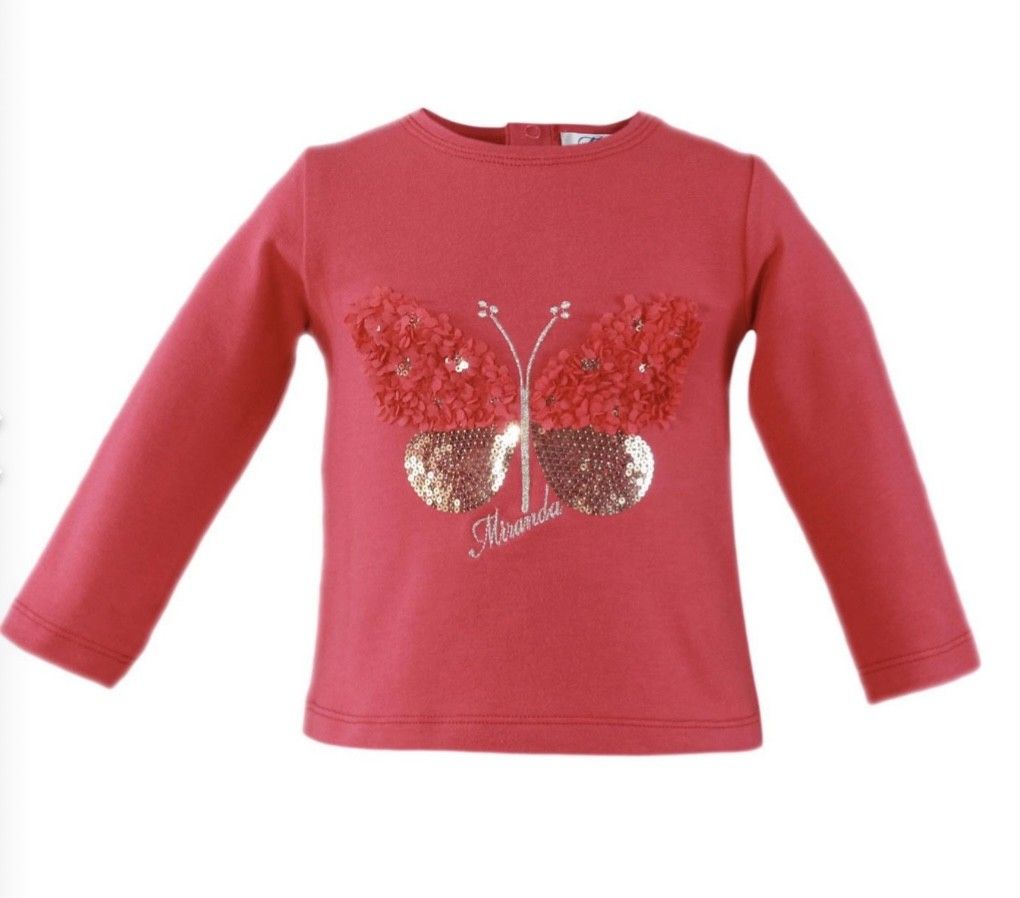 Miranda baby longsleeve vlinder