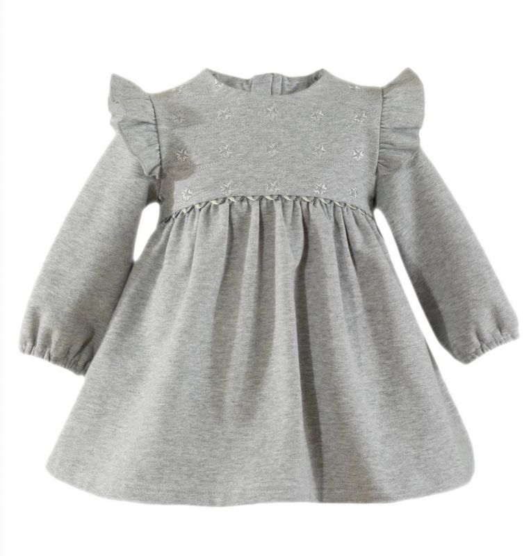 Miranda baby kleedje grijs