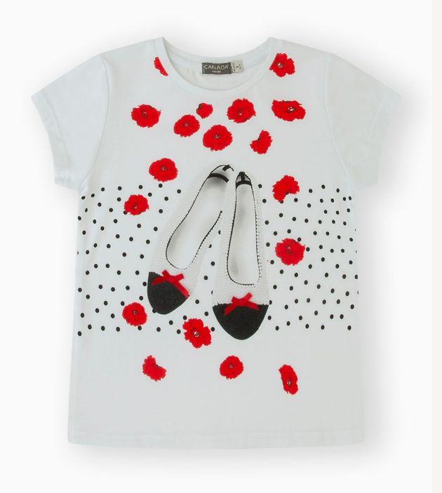 Canada House T-shirt ballerinas