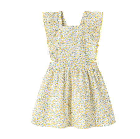 Newness Kleedje Flores Amarillas