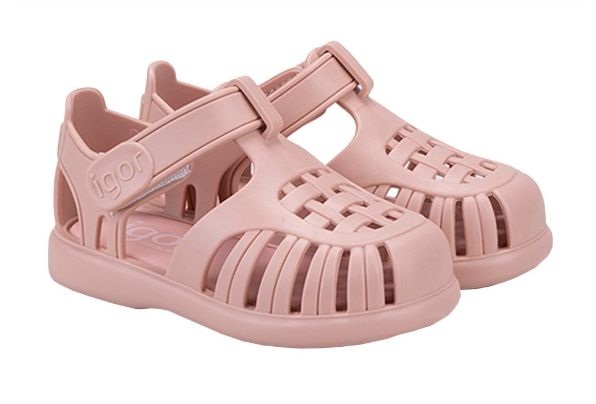 IGOR Watersandaaltjes Roze Mat Velcro