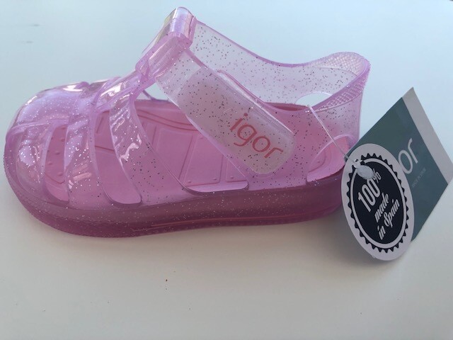 IGOR wantersandaaltjes roos glitter