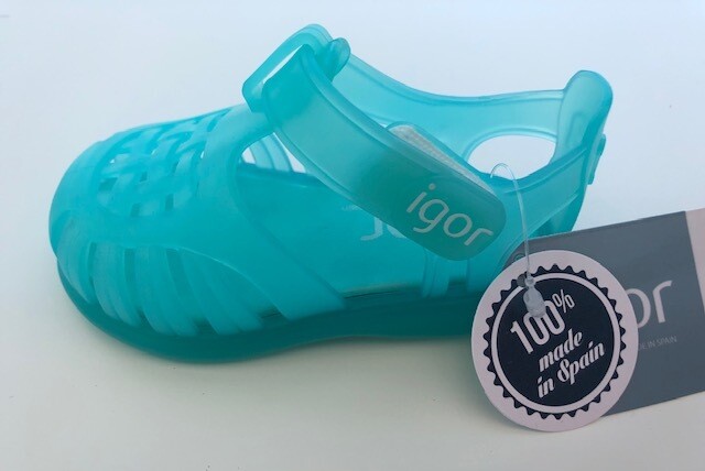 IGOR Watersandaaltjes Zeegroen