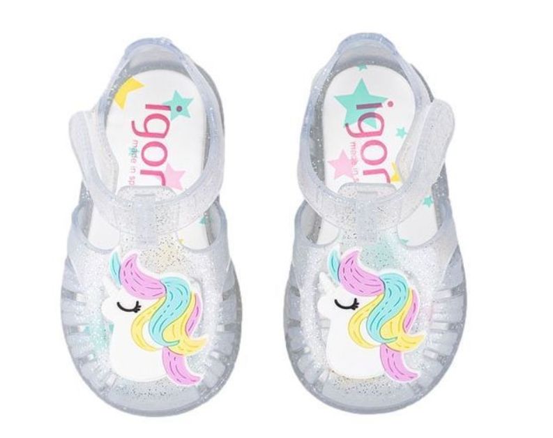 IGOR Watersandaaltjes Doorschijnend Unicorn