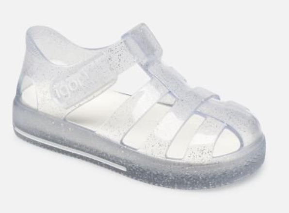 IGOR Watersandaaltjes Doorschijnend Glitter